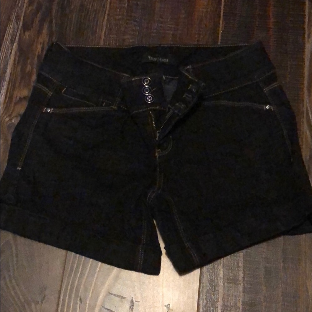 Denim shorts